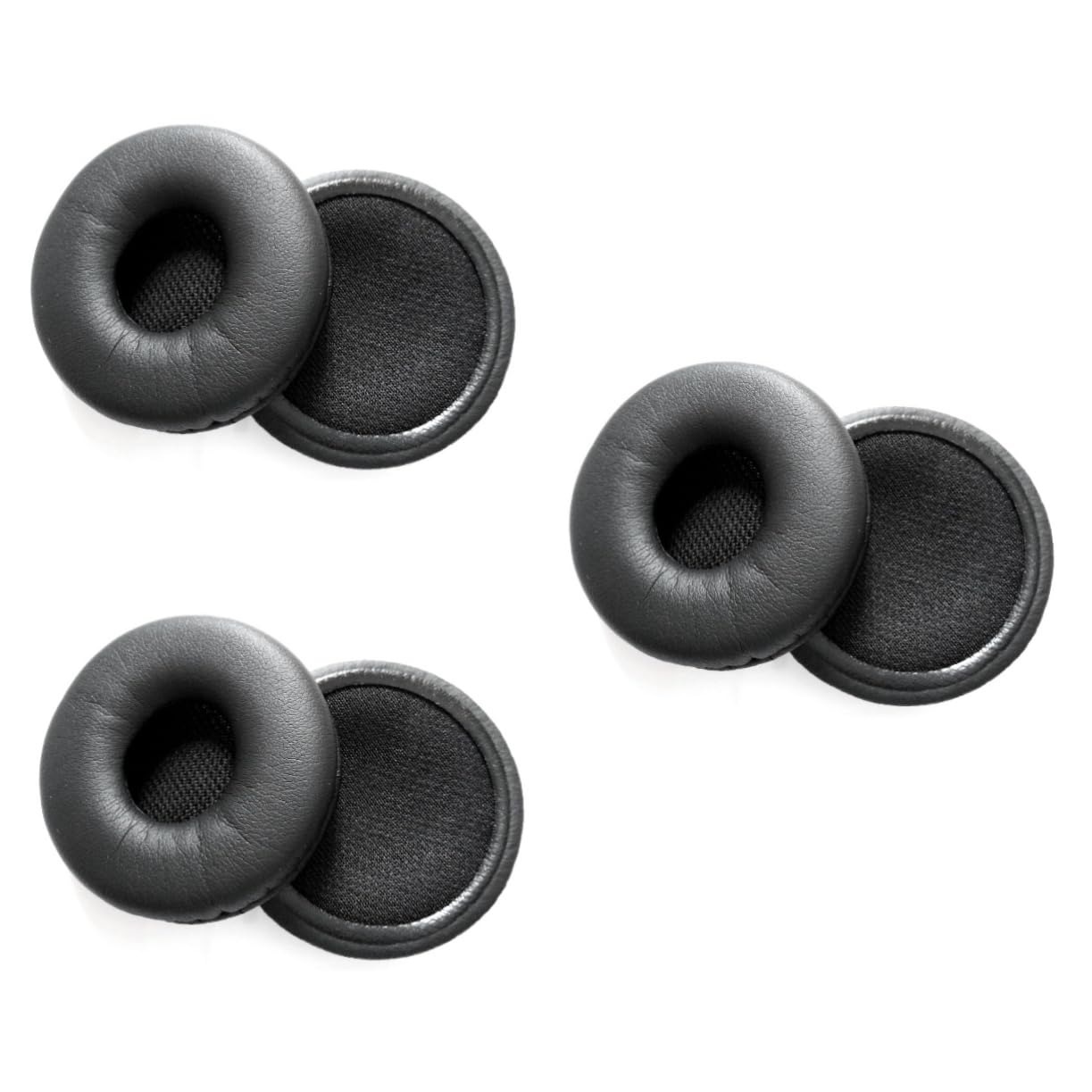 DOITOOL 3pezzi Auricolari Ricambio Pu Per Cuffie Pp e Miglioramento Prestazioni Audio