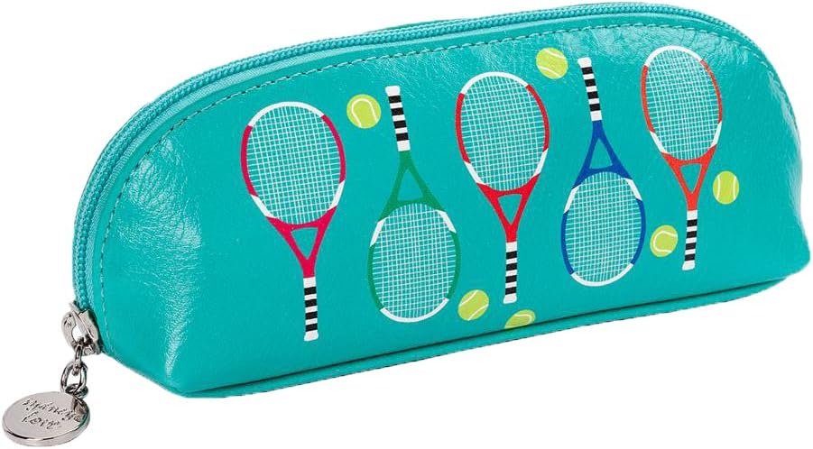 Sydney Love Serve It Up Tennis Zip Cosmetic Make Up Case, Turquoise