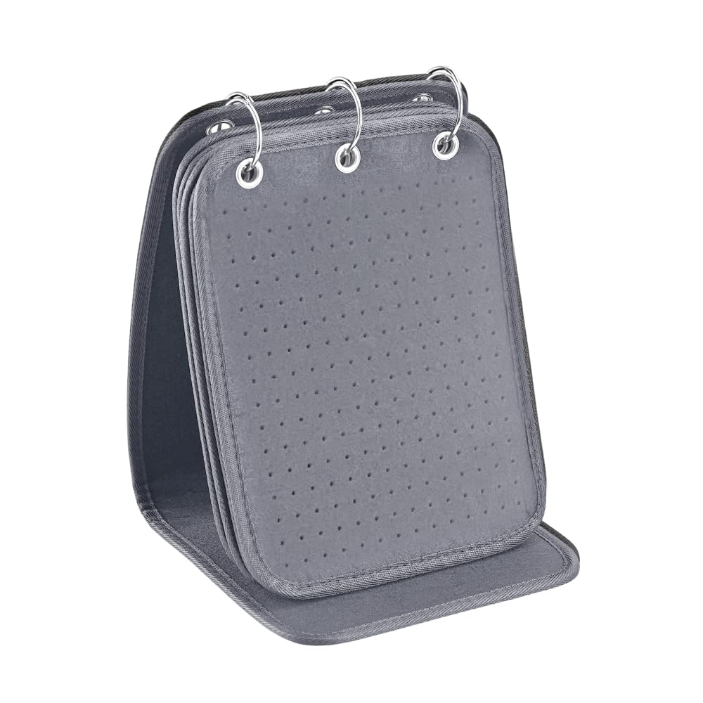 BDKMMS Enamel Pin Display Book, 5-Page Felt Brooch Storage Organizer for Table