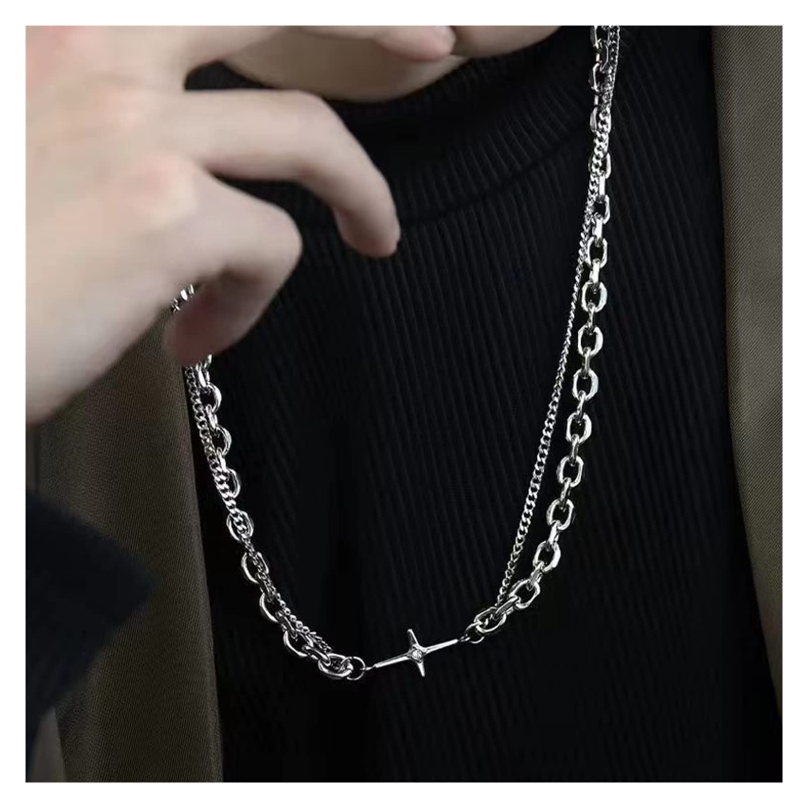 Amazon.co.jp: ペンダント チェーン ネックレス、パーソナライズされた