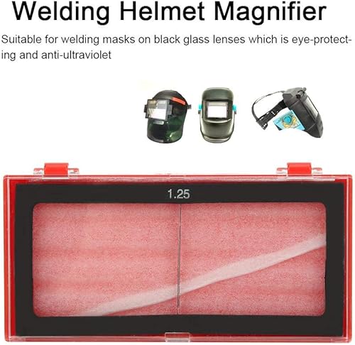Miniatura 2 de Lente de soldadura de aumento para protección de ojos de casco de soldadura lente de lupa 0.75/1.25/1.75/2.25 dioptría casco de soldadura lupa/lente