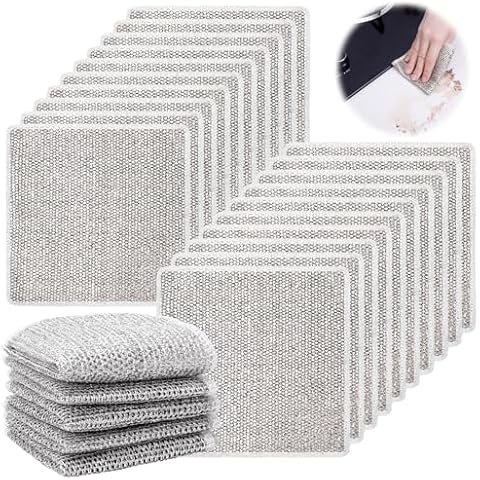 Zuimei 20 PCS Reusable Kitchen Cleaning Rags Cover