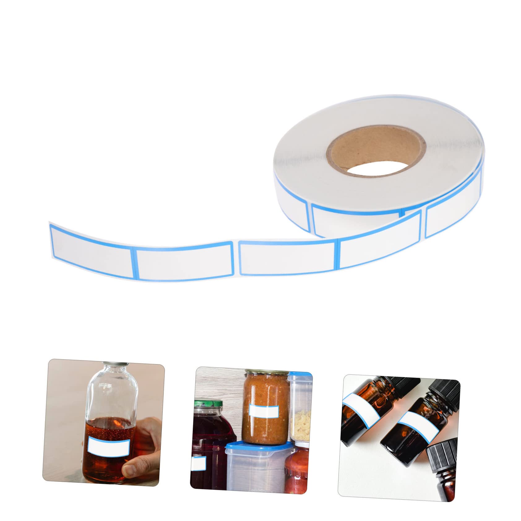 NUOBESTY Lot De 3 Rouleaux D'étiquettes Autocollantes Pour Inscriptibles Sans Colle Multifonctions Pour Le Bureau Et La Maison