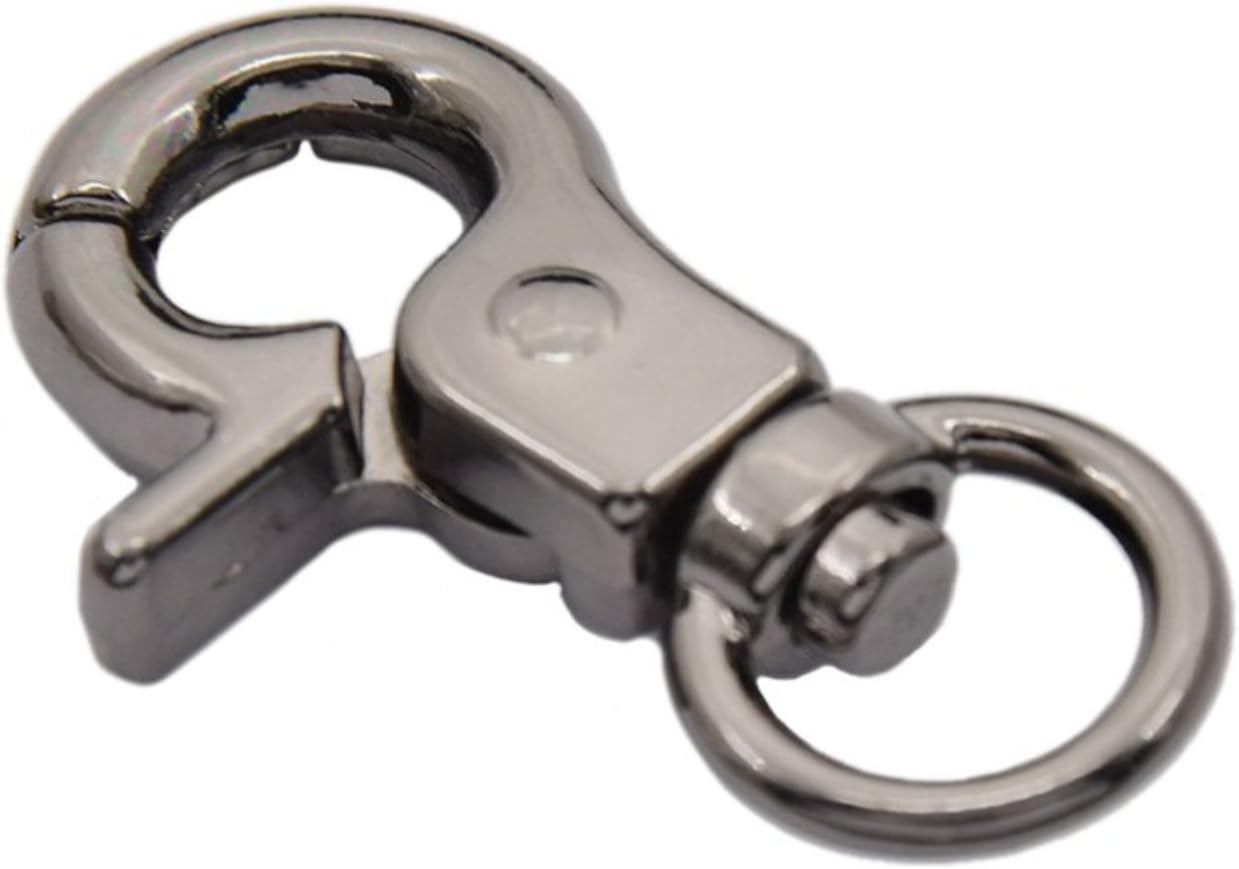 10pcs Loop Swivel eye Spring Round Trigger Snaps Hooks