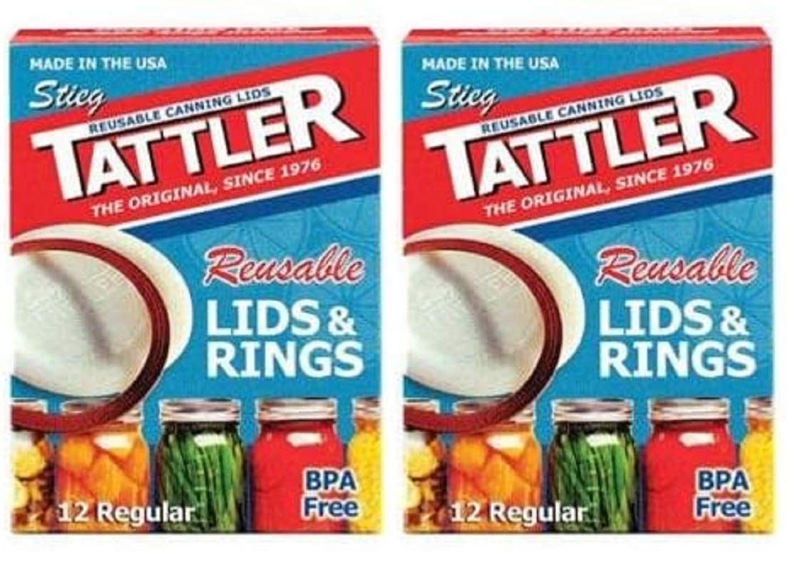 Canning Lids 4 Oz Regular Mouth Boxed 2 Pack
