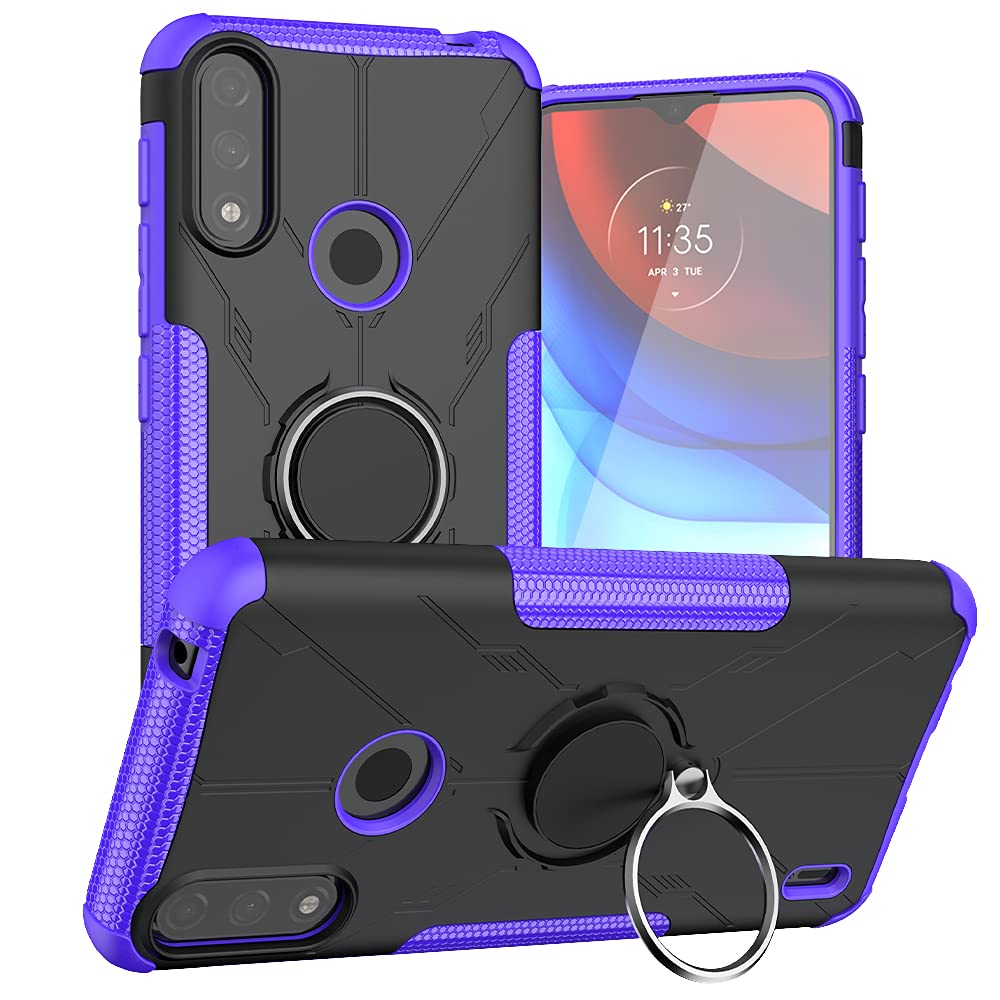 MaiJin Custodia per Motorola Moto E7 Power/Moto E7i Power (6,51 Pollici) Morbido TPU Cover Cristallo di rocca Trasparente Anti Scivolo Protezione Posteriore Cover