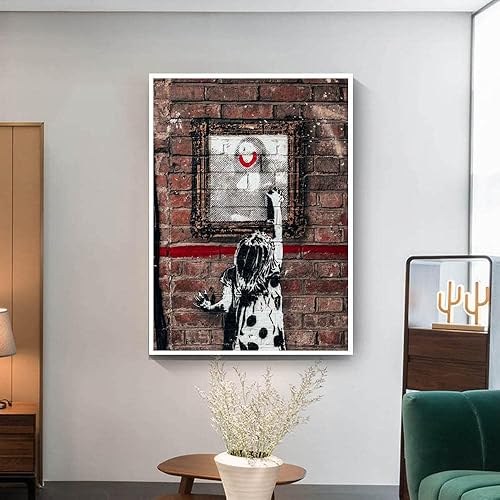 Miniatura 4 de Banksy Posters Set Street Graffiti Canvas Wall Art Abstract Pop Wall Painting Love Little Girls Boy Poster Vintage Pictures for Living Room Home