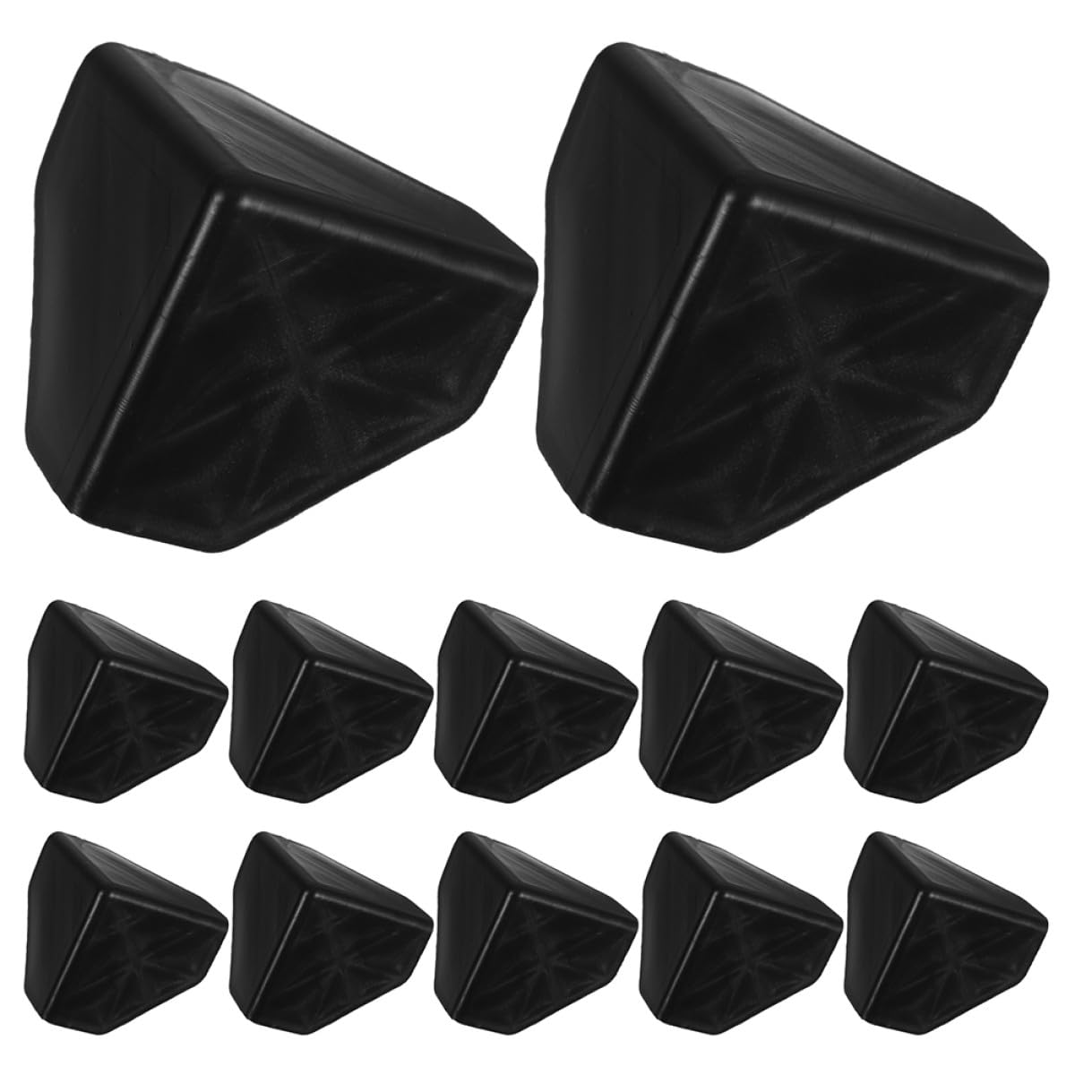 BESTYASH Protezioni Angolari per Scatole di Spedizione in Plastica da 60 Mm, Copri Angoli in Cartone a Tre Lati, Set da 100 Pezzi per Imballaggio Sicuro di Mobili e Merci Fragili