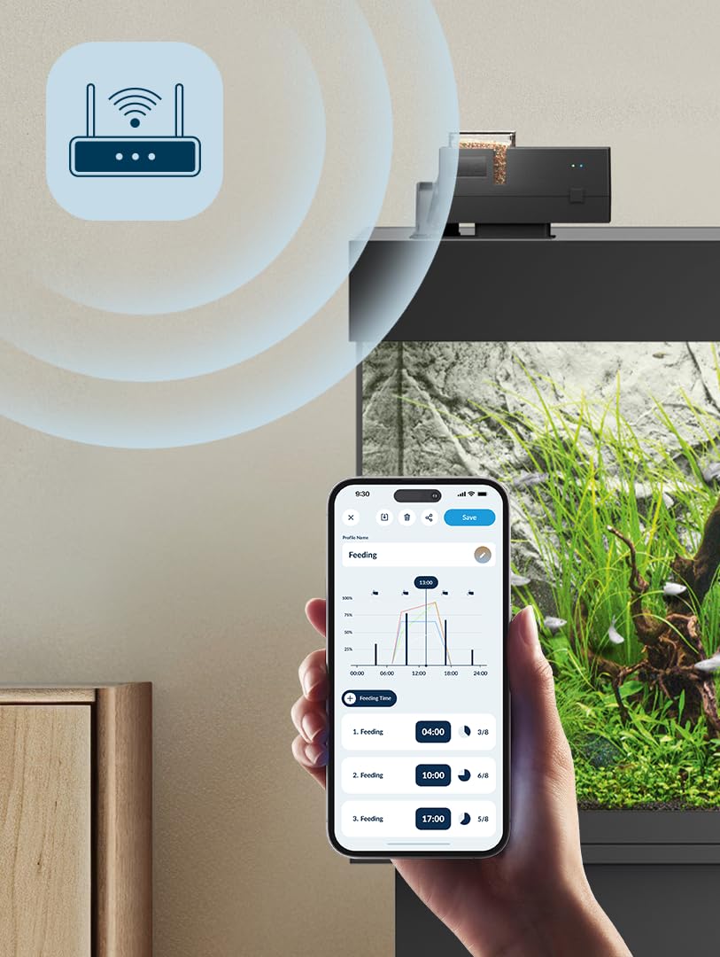 JUWEL Aquarium - SmartFeed AppControl - Mangiatoia intelligente per il controllo tramite l'app MyJUWEL