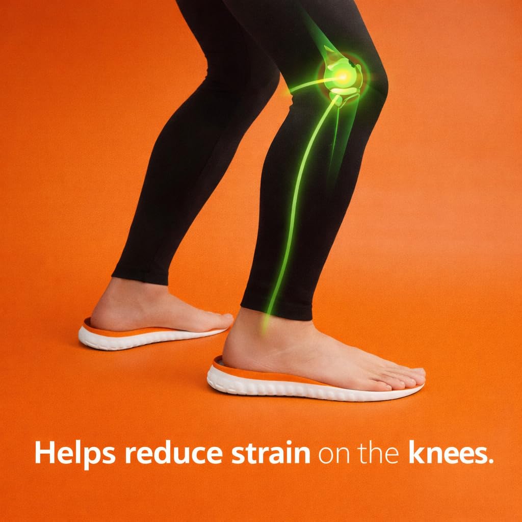 Semelles orthopédiques, avec points de massage, soulagement des douleurs aux pieds, meilleure posture et plus d'énergie, découpables, réutilisables et hygiéniques, idéales pour le quotidien et le
