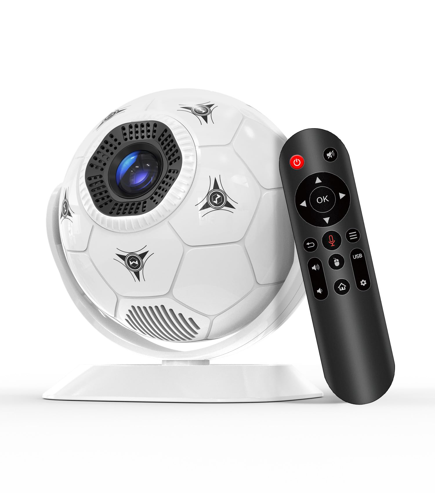 Magcubic Mini Proiettore Portatile 4K Support, Mondiali 2026 Videoproiettore per Smart TV e Telefono, WiFi 6 Bluetooth 5.4, Projector Cinema in Casa, Auto Keystone, Android 14, Rotazione 360° HY300F