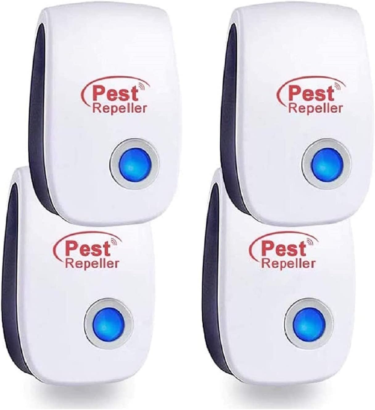 Ultrasonic Pest Repeller, 4 Packs Insect Repellent, Electronic Mouse Repellent, Plug in Mosquito Repellent Indoors, Pest Control Insect Against Mosquito,Cockroach,Mice,Spiders,Flies