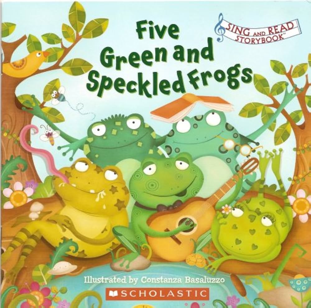 five-green-and-speckled-frogs-constanza-basaluzzo-9780545067010-amazon-com-books for 5 Green And Speckled Frogs Printable Free Five Green and Speckled Frogs: Constanza Basaluzzo: 9780545067010: Amazon.com: Books for 5 Green And Speckled Frogs Printable Free