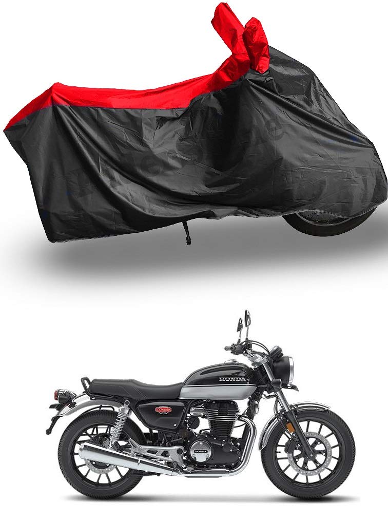 RiderShine Premium Bike Cover Compatible with Red Bike Body Cover for H'ness CB350-picture-38