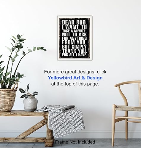 Miniatura 5 de Religious Wall Art For Men 11x14 - Christian Quotes Wall Decor - Bible Verse Wall Decor - Christian Gifts for Men - Catholic Gifts - Scripture Wall