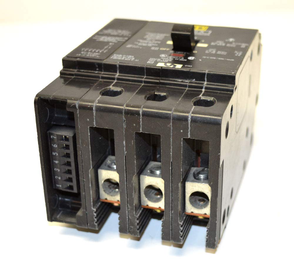Schneider Electric Square D EDB34090 Miniature Circuit Breaker - 90A, 3-Pole, 480V AC, Bolt-On, Type D