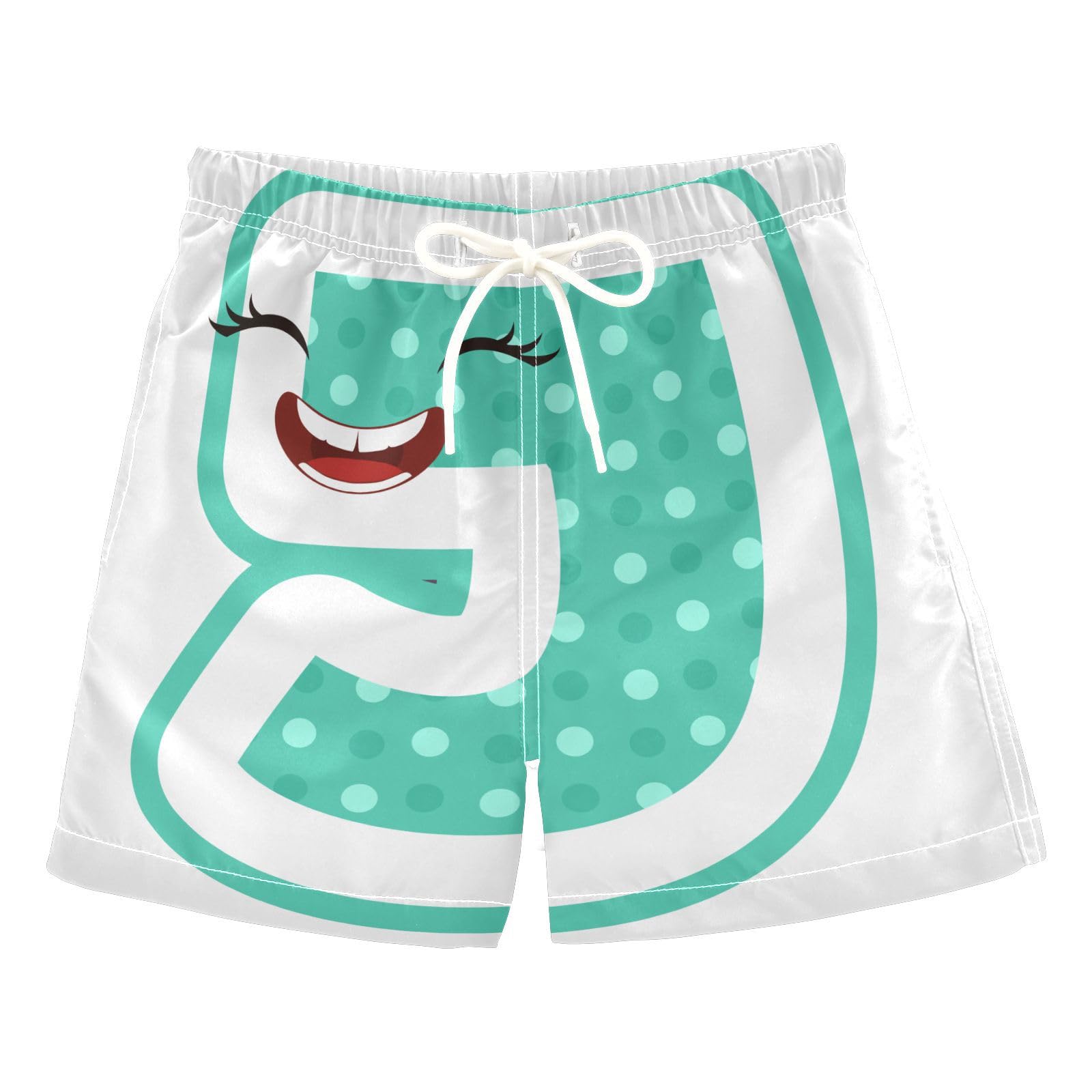 Little Boys Swim Trunks Teens Stretch Swim Shorts Drawstring Infant Baby Boy Beach Shorts Swimwear J