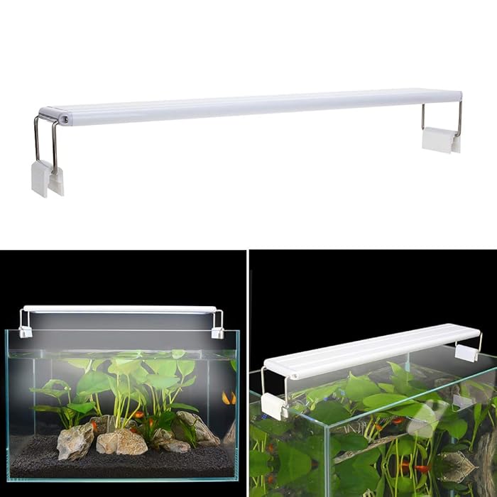 Buy Senzeal Aquarium Hood Lighting Fish Tank Light US 11W/8W Aquarium