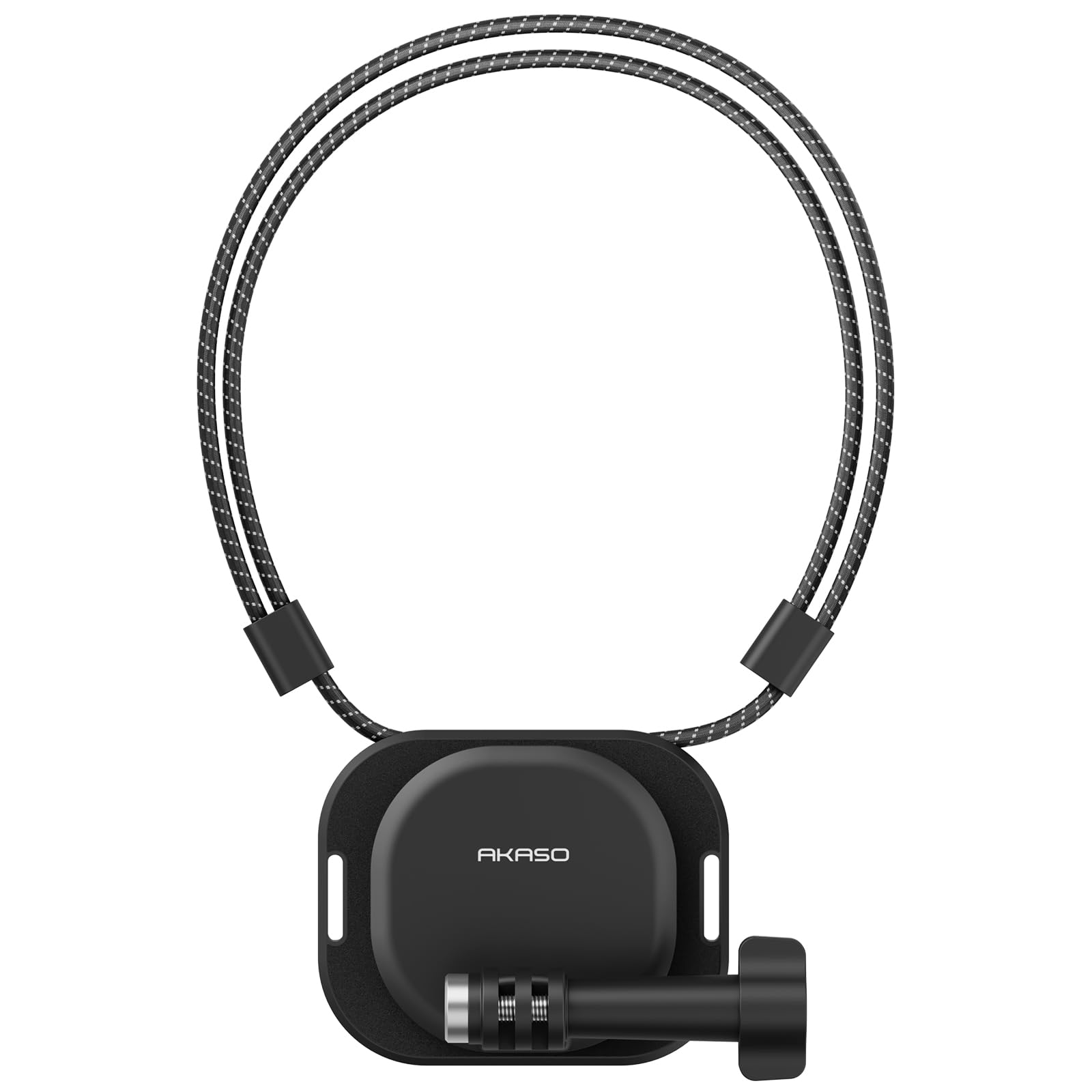 Wearing the AKASO Magnetic Neck Mount with camera