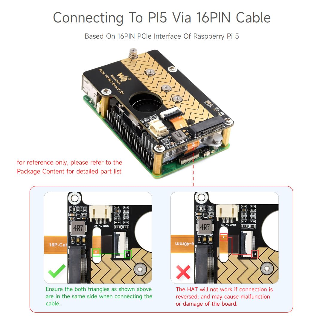 Amazon.co.jp: Waveshare PCIe - M.2アダプターボード(D)、Raspberry