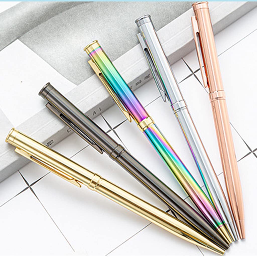 Ballpoint Pen Luxury Metal Ballpoint Pen 2-in-1 Stylus Pen Twist Action Portable Refillable Stylus Ballpoint Pen for Business — view 7