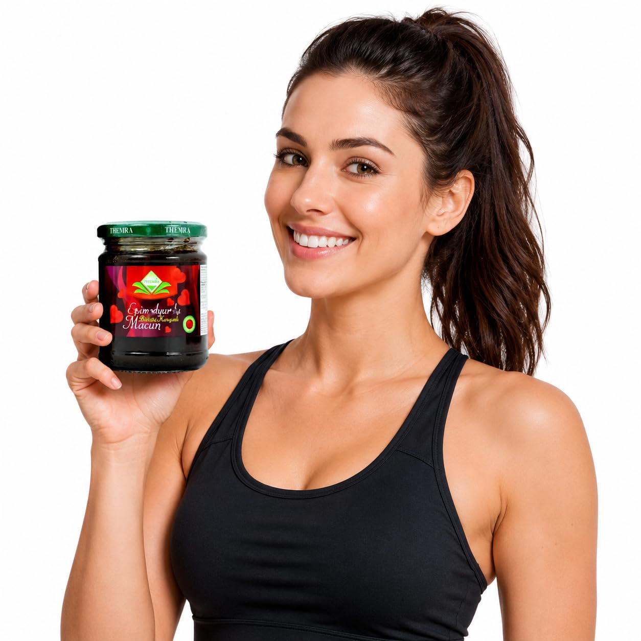Miel Aphrodisiaque Puissant - Macun Vitalisant 240 g - Formule Concentrée au Miel et Extraits de Plantes - Énergie, Vitalité, Tonus et Bien-Être - Homme et Femme - Travail, Étude, Sport