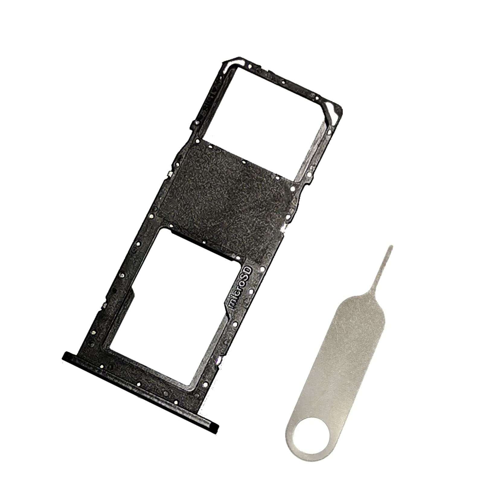 A03s Single SIM Card Tray Replacement Card Holder for Samsung Galaxy A03s A037 6.5 Inches -Black Color (not ok for Dual Version)