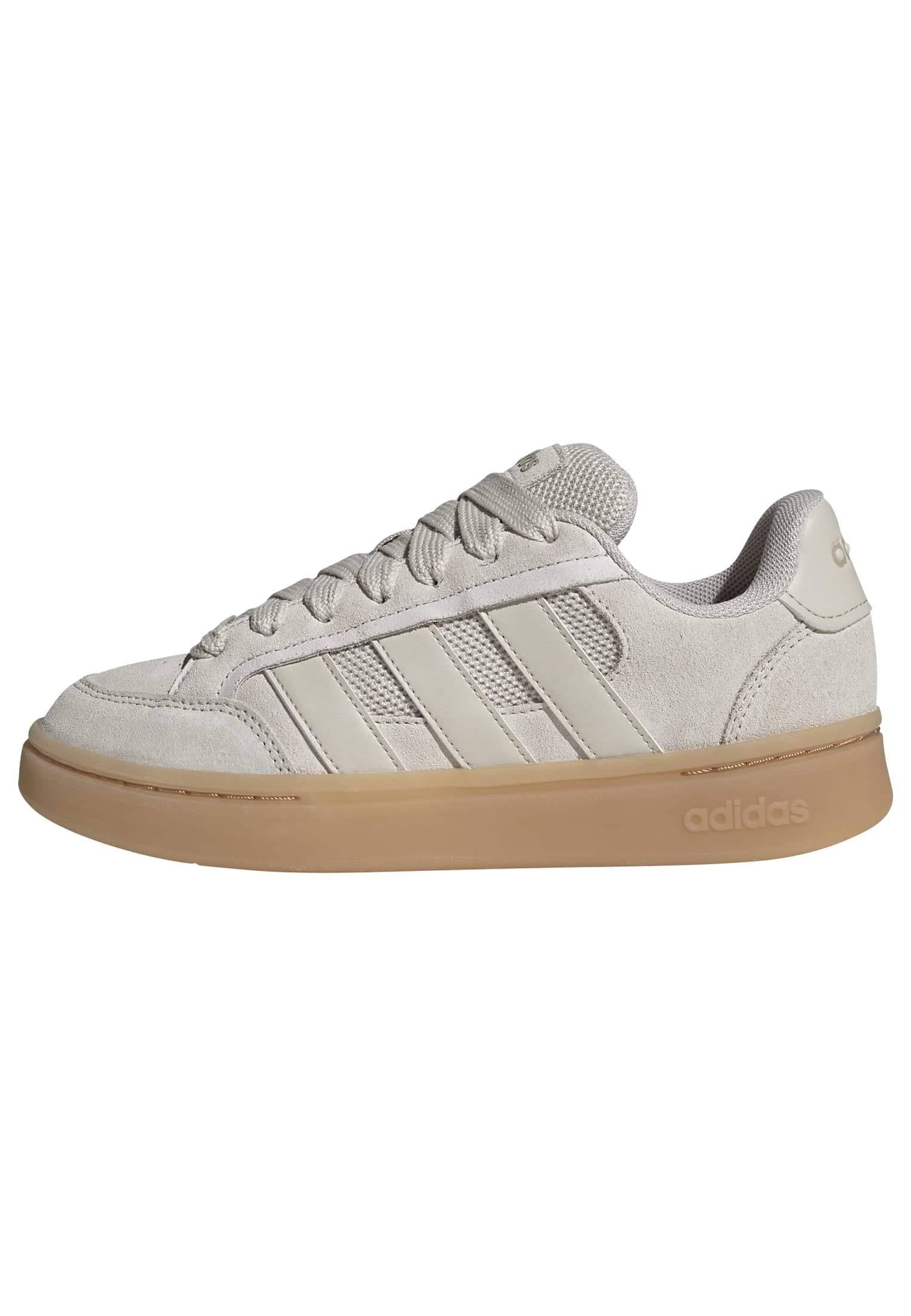 adidas Women's Grand Court Alpha Shoes, Alumina/Alumina/Wonder Beige, 4 UK