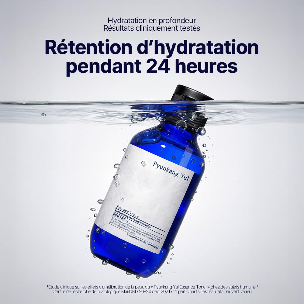 [PKY] Tonique Essence Pyunkang Yul pour Barrière Cutanée, Hydratation Profonde & Apaisement, Tonique Haute Concentration, 7 Ingrédients, Zéro Irritation, Korean Skincare (200 ml, 6.8 Fl. Oz)