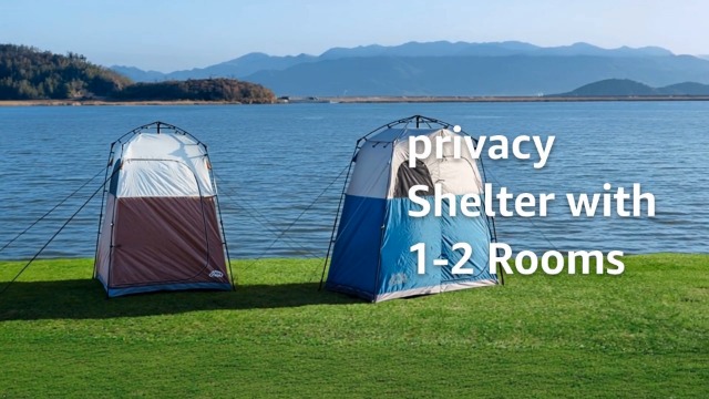 best shower tent for camping Coumy 2 Rooms Privacy Shelter,Portable Outdoor Shower,Changing Room,Sun Shelter Camping,Beach Hiking,and Fishing,Blue : Sports & Outdoors kicks changing room Pedal Color:Blue Nextcover 3in1 Testbericht -