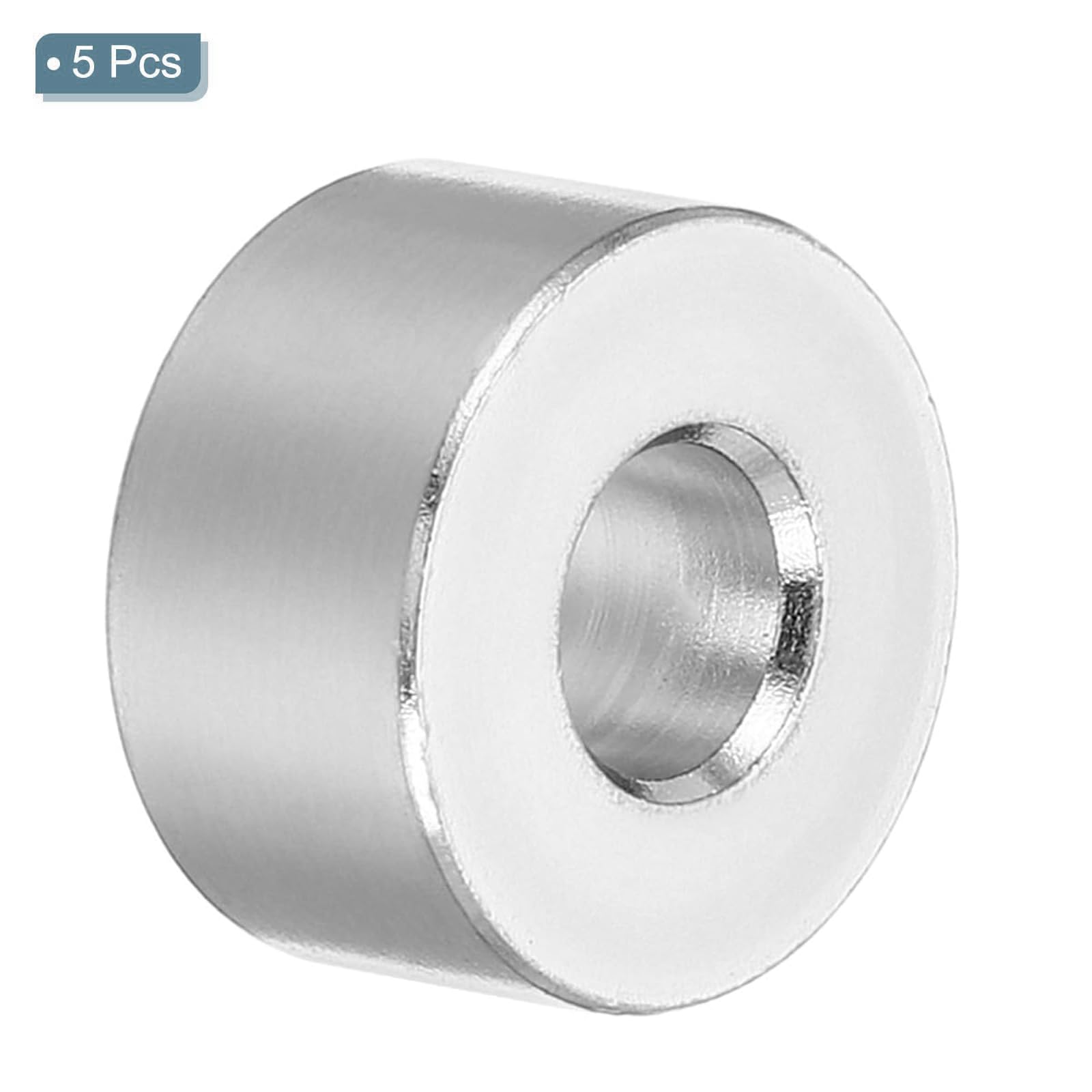 TOP-VIGOR 5Pcs M6 Aluminum Spacer, 6.2mm ID x 15mm OD x 8mm Length Metal Spacer - Image 3