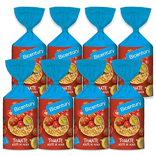 Bicentury - Tortitas de maíz sabor tomate (8 unidades)
