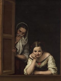 Wall Art Print Two Women at a Window, 1655-60 by Bartolomé Esteban Murillo, 12" x 16"