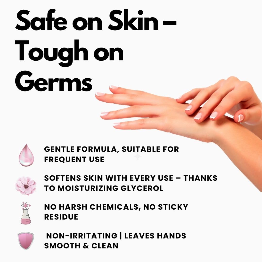 K'TRiQ 80% Instant Disinfectant Hand Sanitizer- Liquid Can (5 Litre) - WHO Recommended Formula FDA Approved - Best for Adults and Children - Kills 99.99% Harmful Germs(Refill Pack of 1) 2