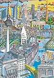 Serie Citypuzzle Originales paisajes urbanos para un público adulto más amplio; ilustraciones de Carlo Stanga