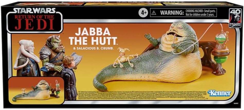 Hasbro Kenner Star Wars The Black Series Jabba the Hutt 6" Action Figure with Salacious B. Crumb