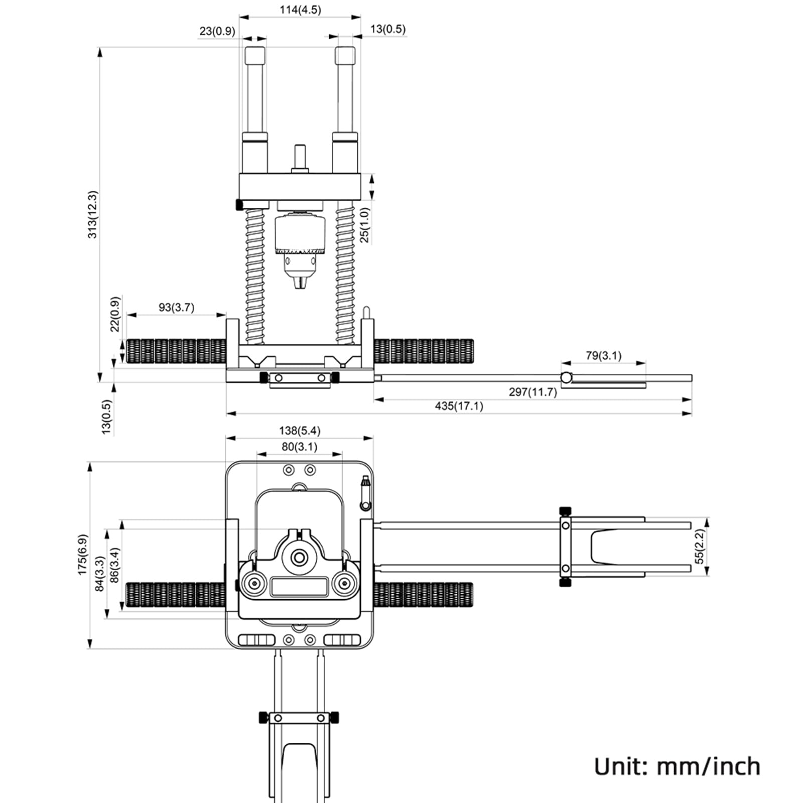 Precyzyjna przenośna prowadnica wiertła, uchwyt do wiercenia pod wieloma kątami ze stopu aluminium 0°-60°, regulowana prowadnica z uchwytem do wiertarki akumulatorowej i obróbki drewna