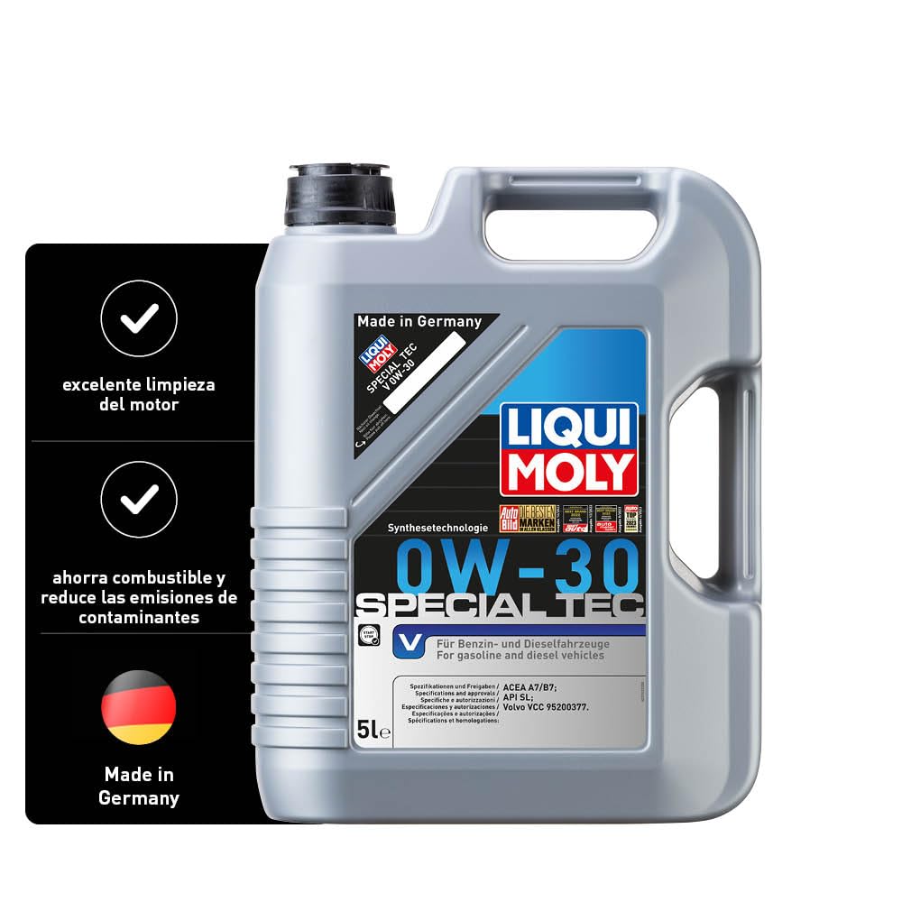 LIQUI MOLY Special Tec V 0W-30 | 5 L | Tecnología de síntesis Aceite de motor | 2853