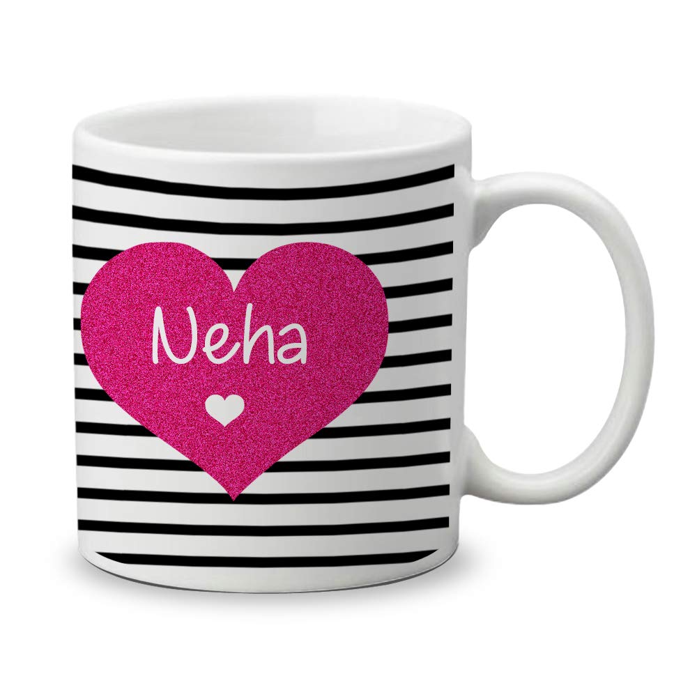 Buy Beautiful Simple Neha Name Ceramic Mug Gifts For Birthday Online At Low Prices In India Amazon In