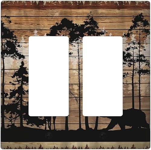 Vista 175 de Cubiertas decorativas de salida de estrella de mar playera, tablero de madera azul de concha de mar de 1 banda, decoración individual GFCI, placa