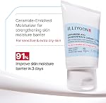 Illiyoon Ceramide Ato Concentrate Cream | Moisturizer for Dry & Sensitive Skin, 100hr Lasting Hydration, For Face & Body, Gentle for Infants, Moisture Barrier Repair, Vegan Certified, 6.76 fl.oz.