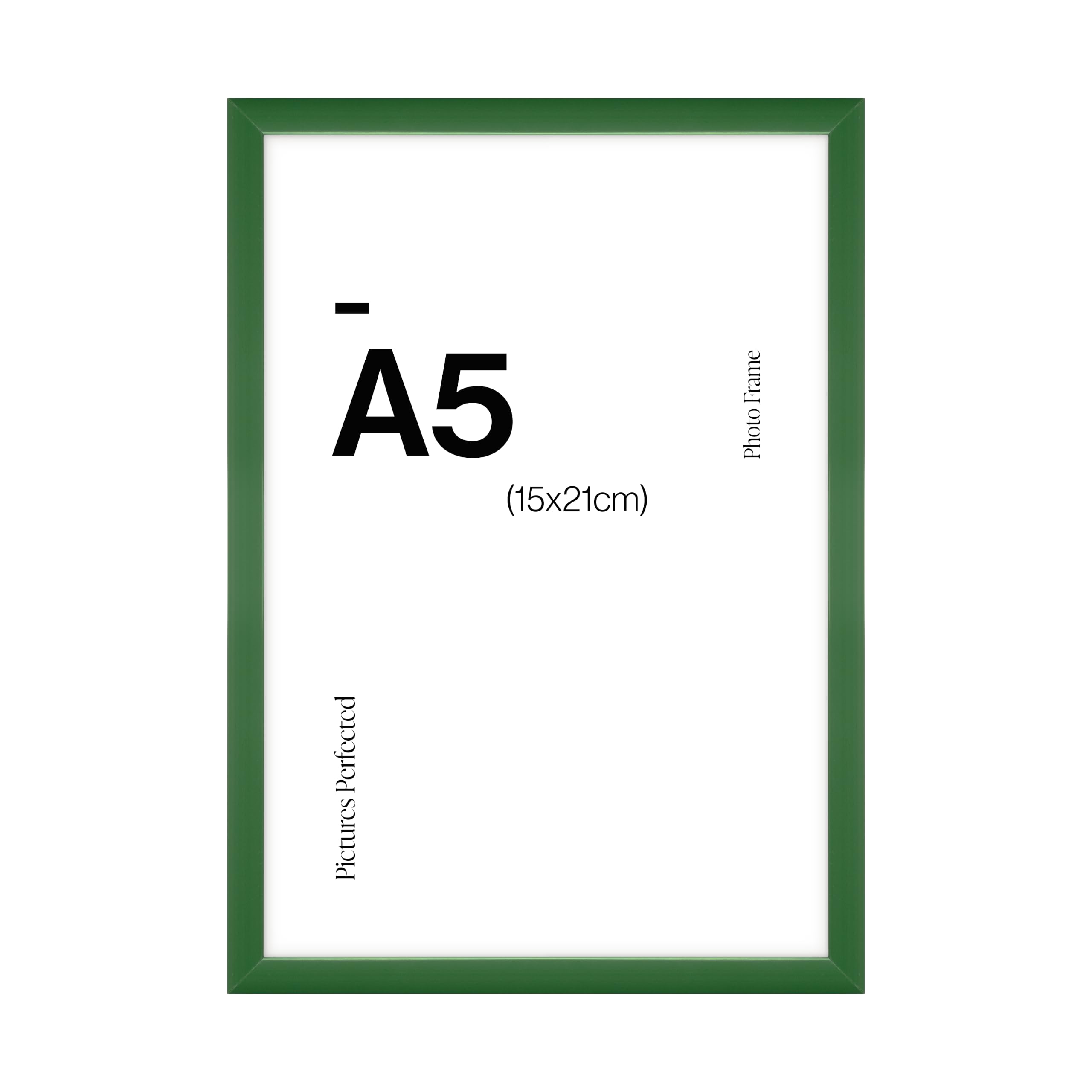 Modern Green A5 Photo Frame for A5 (15x21cm) Photos or Pictures
