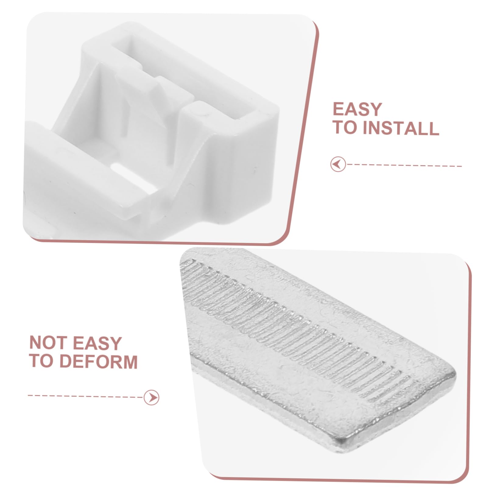 BESTYASH 6pcs Window Shade Mount Brackets Easy Adhesive Installation for Roller Shades and Double Roller Blinds No Drilling Required Secure and Versatile Curtain Holders