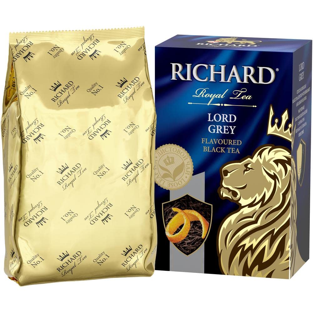 RICHARD Lord Grey, flavoured loose leaf black tea, 90 g