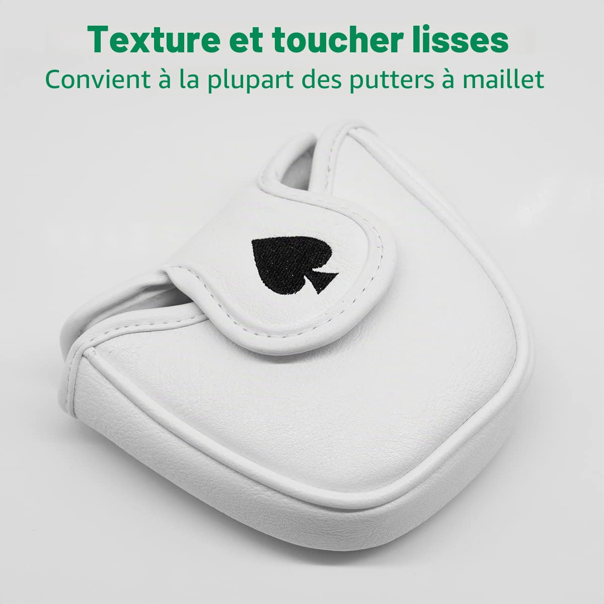 Housse de Putter de Golf magnétique pour Marteau de Golf Convient pour 2 balles LH