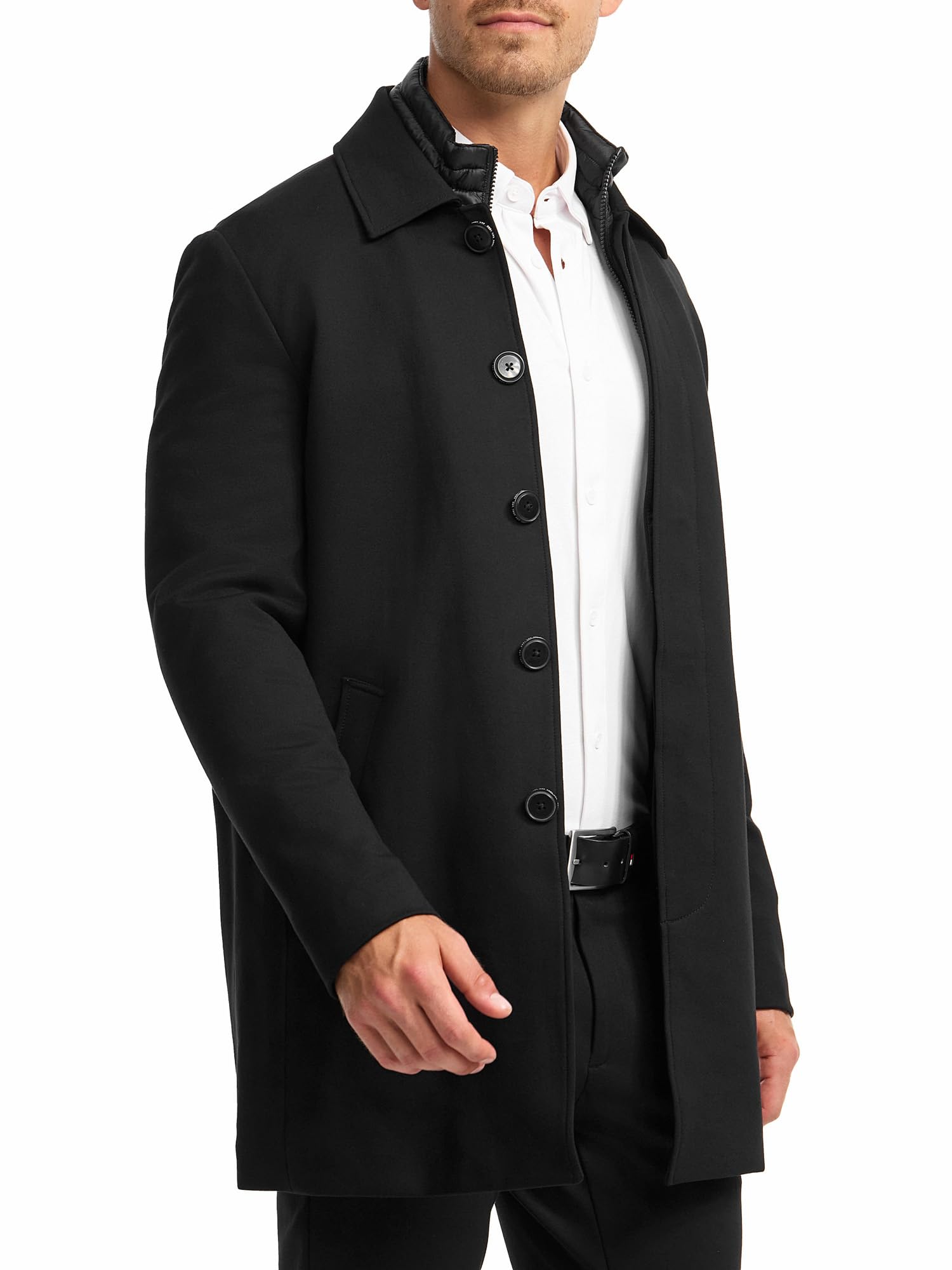 Indicode Uomini INBenyome Coat | Manteau Corto con Zip Nascosta