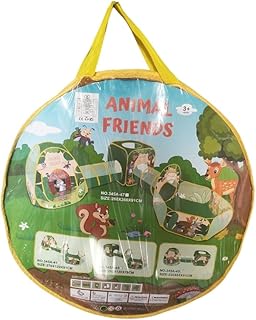 Next Store Animal Friends Play Tent for Kids with Carry Bag – Fun and Light Design, Perfect for Home and Garden