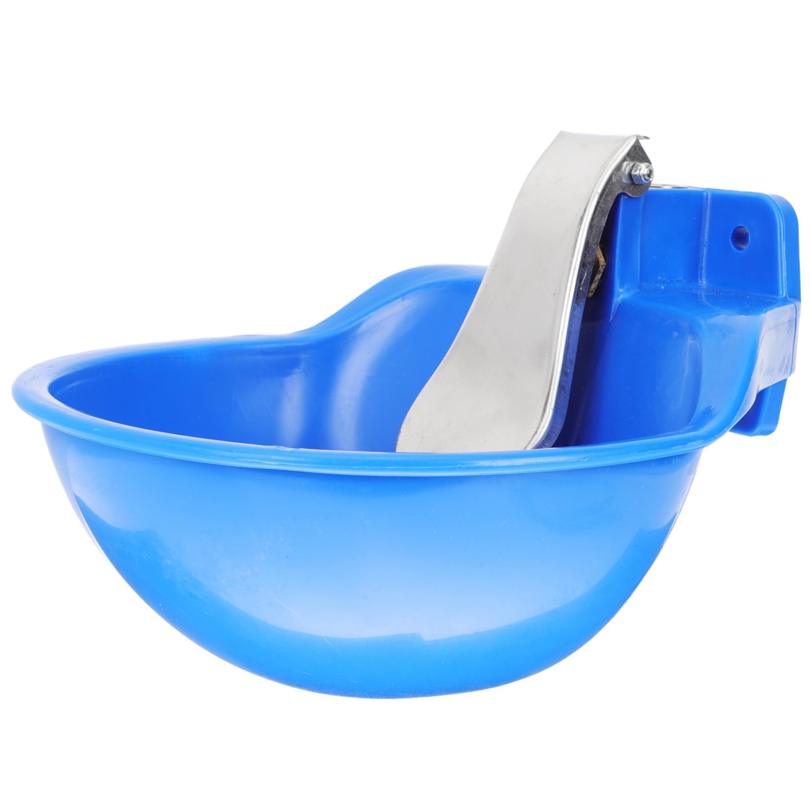 Bebedero Automático para Ganado de Plástico y Acero Inoxidable Azul | Gran Capacidad, sin Fugas de Agua, Fácil de Usar para Ovejas y Otros Animales de Granja