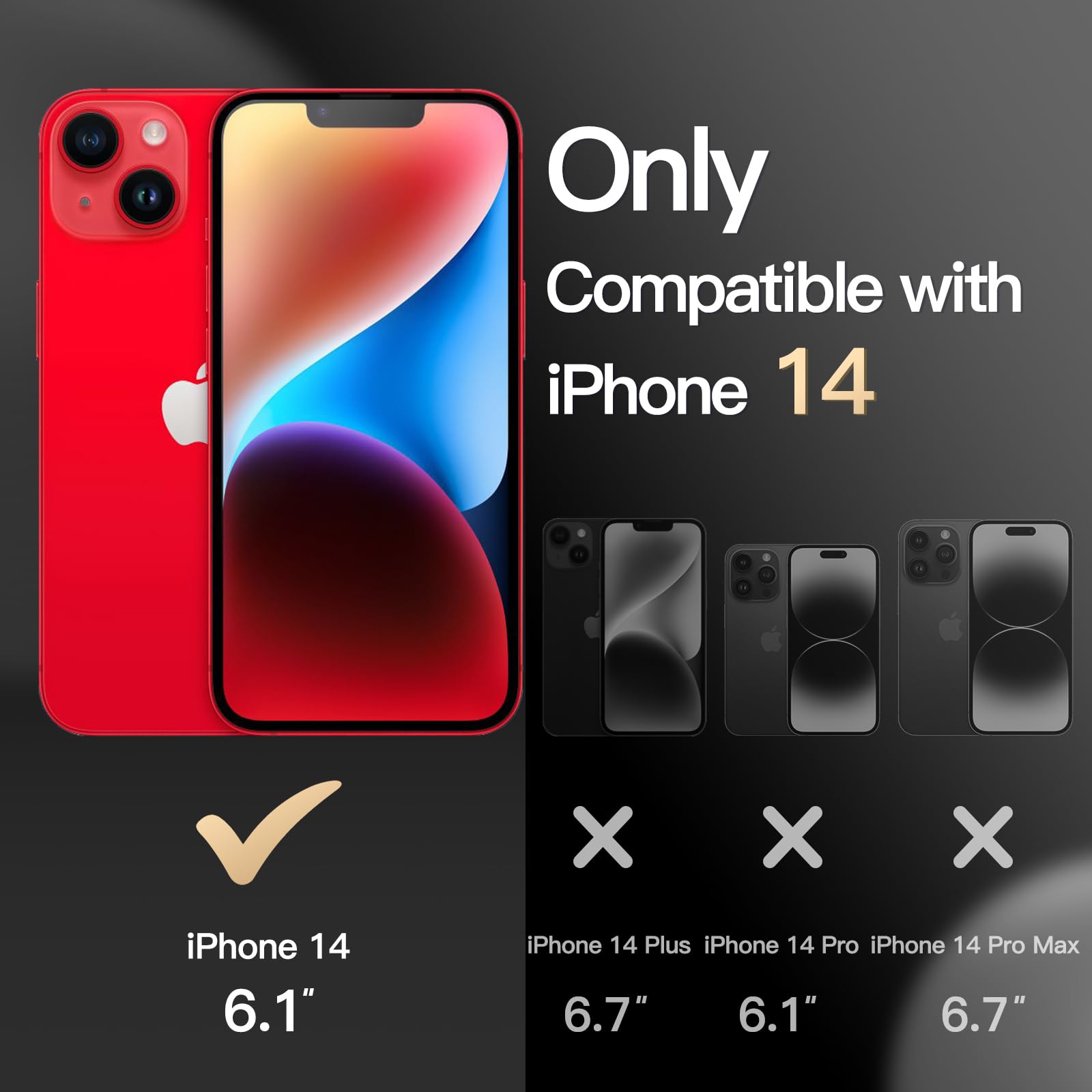 JETech Hülle Für IPhone 15 Pro (6,1 Zoll) – MagSafe Kompatibel, Stoßfest, Dual Layer Schutz, Magnetisch