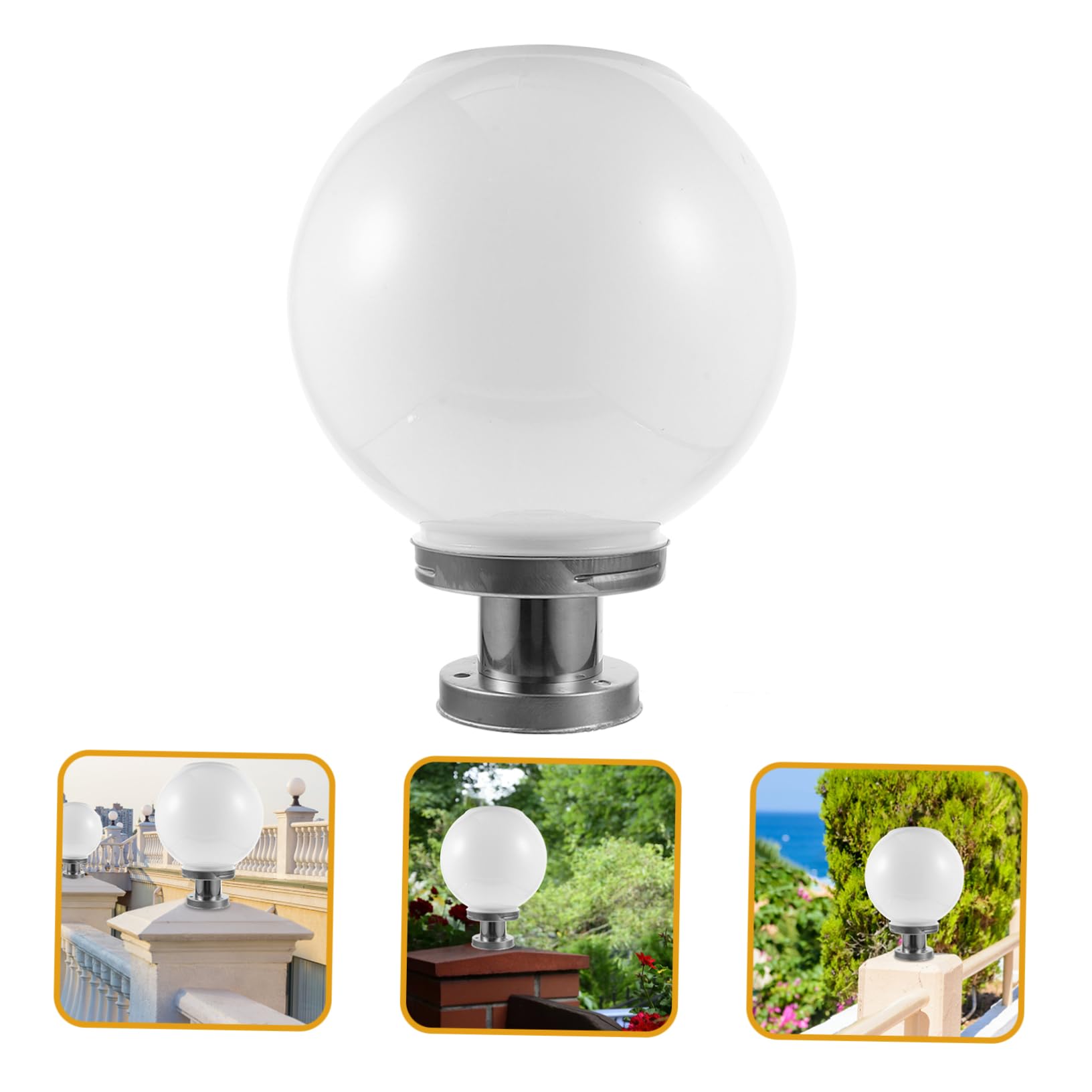 NUOBESTY Lampada a Sfera Esterno e Muro Cortile da Solare
